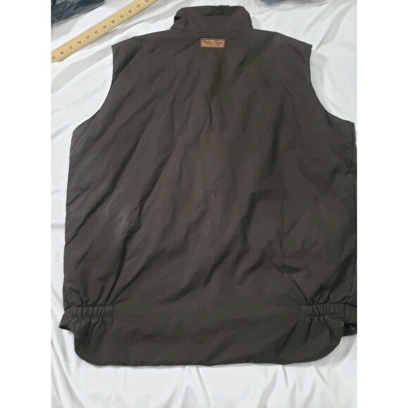 Vintage Marlboro Classics Mens XL Brown Lined Outdoor Insulated Vest - Picture 12 of 16